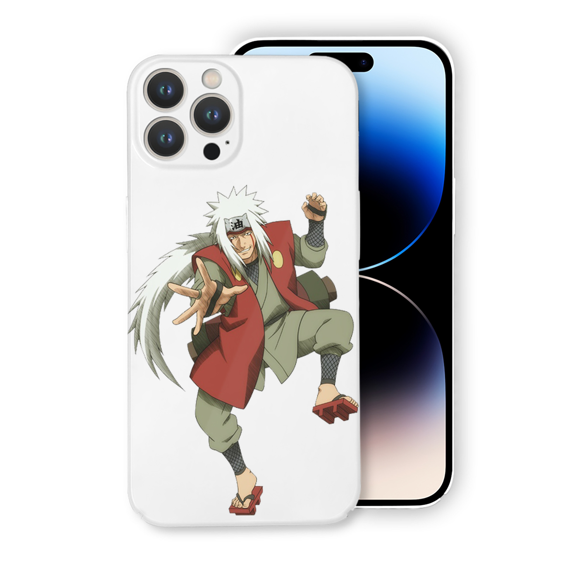 （画像用） NARUTO -ナルト- 自来也（じらいや） Jiraiya 【iPhone 14シリーズ対応】ハードケース
